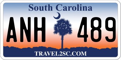 SC license plate ANH489