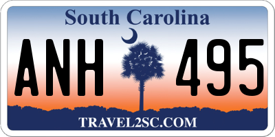 SC license plate ANH495