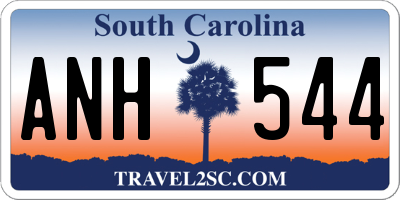 SC license plate ANH544