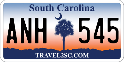 SC license plate ANH545