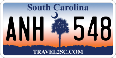 SC license plate ANH548