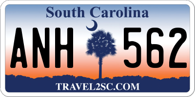 SC license plate ANH562