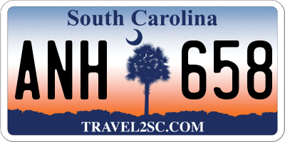 SC license plate ANH658