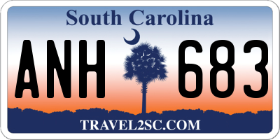 SC license plate ANH683