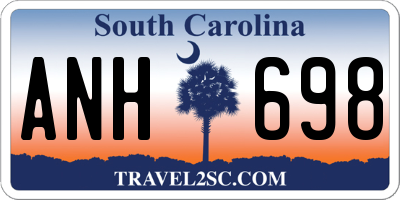 SC license plate ANH698