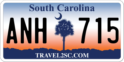 SC license plate ANH715