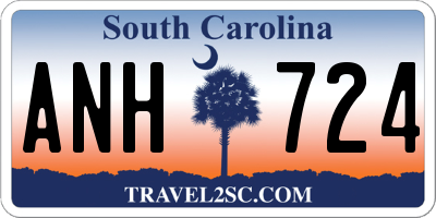 SC license plate ANH724