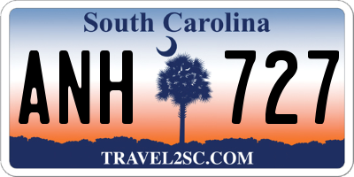 SC license plate ANH727