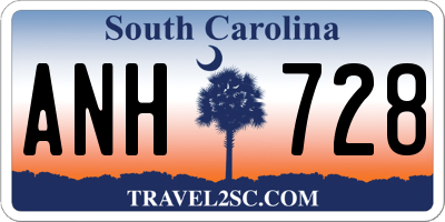 SC license plate ANH728