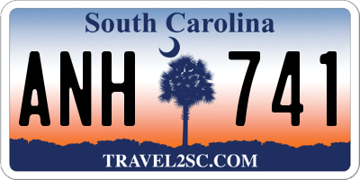 SC license plate ANH741
