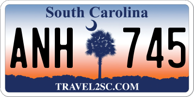 SC license plate ANH745