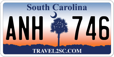 SC license plate ANH746
