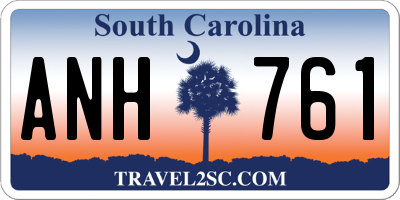 SC license plate ANH761
