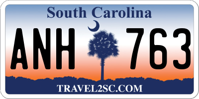 SC license plate ANH763