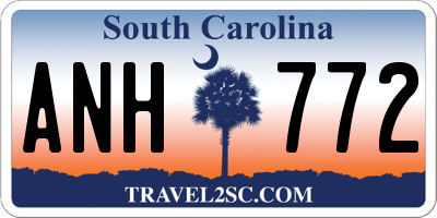 SC license plate ANH772