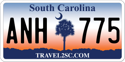 SC license plate ANH775
