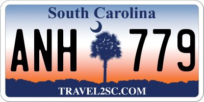 SC license plate ANH779