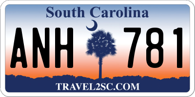 SC license plate ANH781