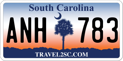 SC license plate ANH783