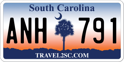 SC license plate ANH791