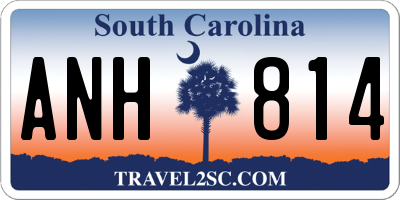 SC license plate ANH814