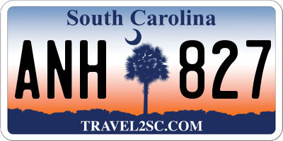 SC license plate ANH827