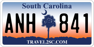 SC license plate ANH841