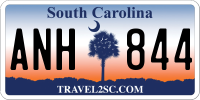 SC license plate ANH844