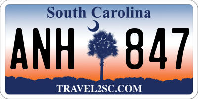 SC license plate ANH847