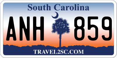 SC license plate ANH859