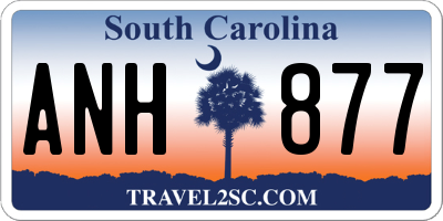 SC license plate ANH877