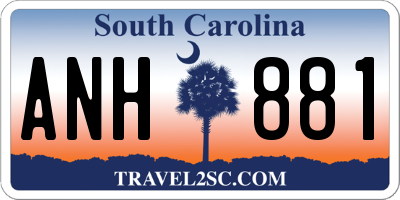 SC license plate ANH881
