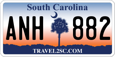 SC license plate ANH882
