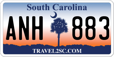 SC license plate ANH883