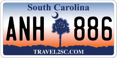 SC license plate ANH886