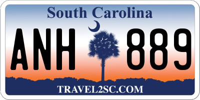 SC license plate ANH889
