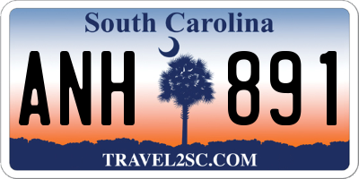 SC license plate ANH891