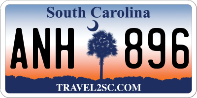 SC license plate ANH896