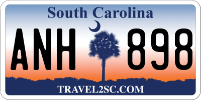 SC license plate ANH898