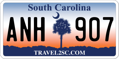 SC license plate ANH907