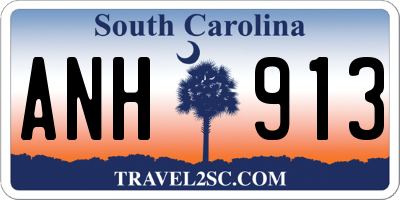 SC license plate ANH913