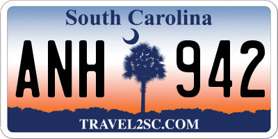 SC license plate ANH942
