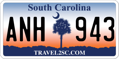 SC license plate ANH943