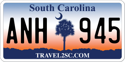 SC license plate ANH945