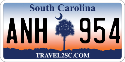 SC license plate ANH954