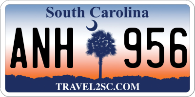 SC license plate ANH956