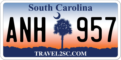 SC license plate ANH957