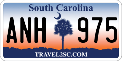 SC license plate ANH975