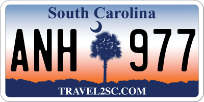 SC license plate ANH977