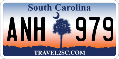 SC license plate ANH979